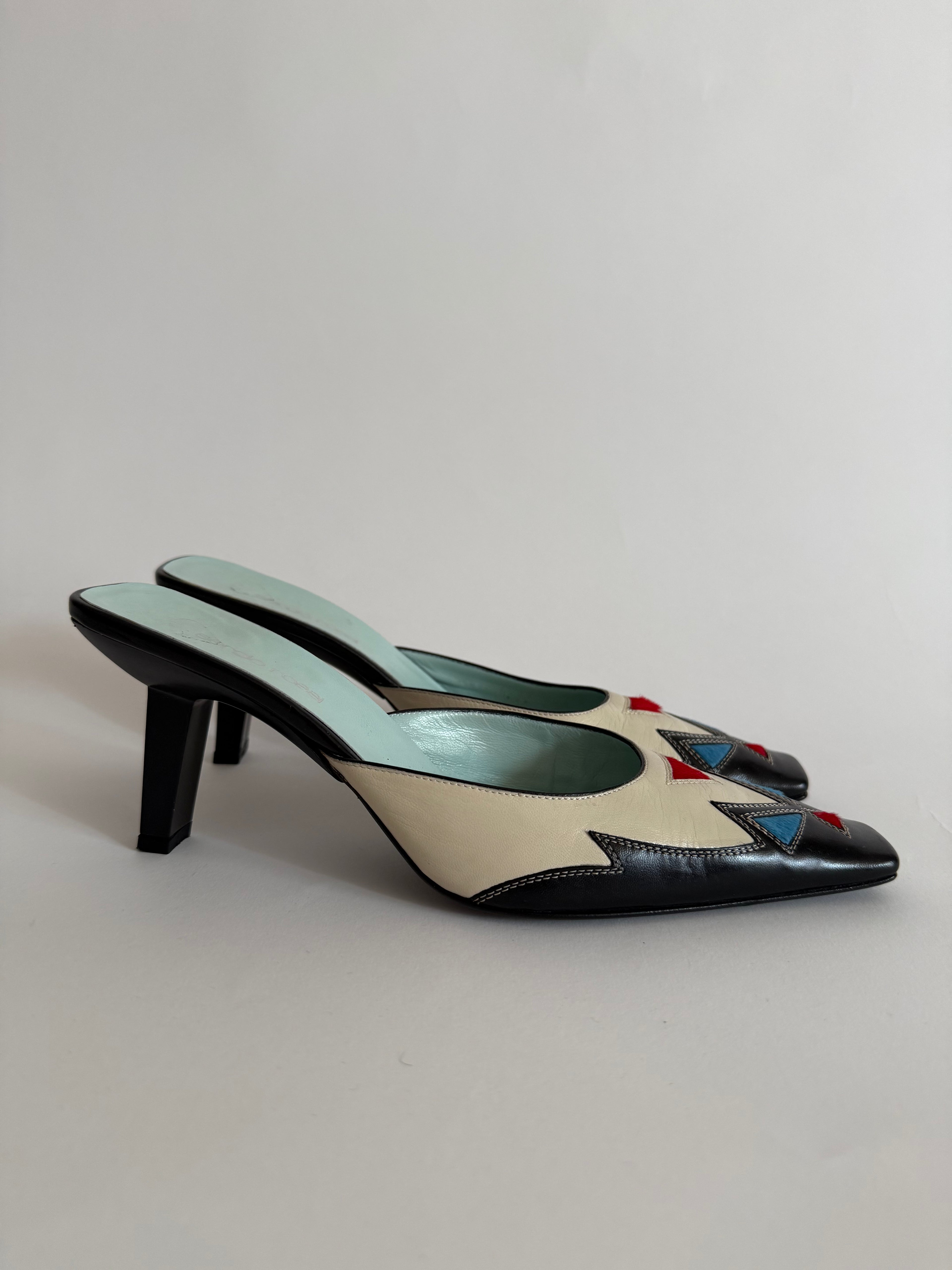 Sergio Rossi "Mexico" mules