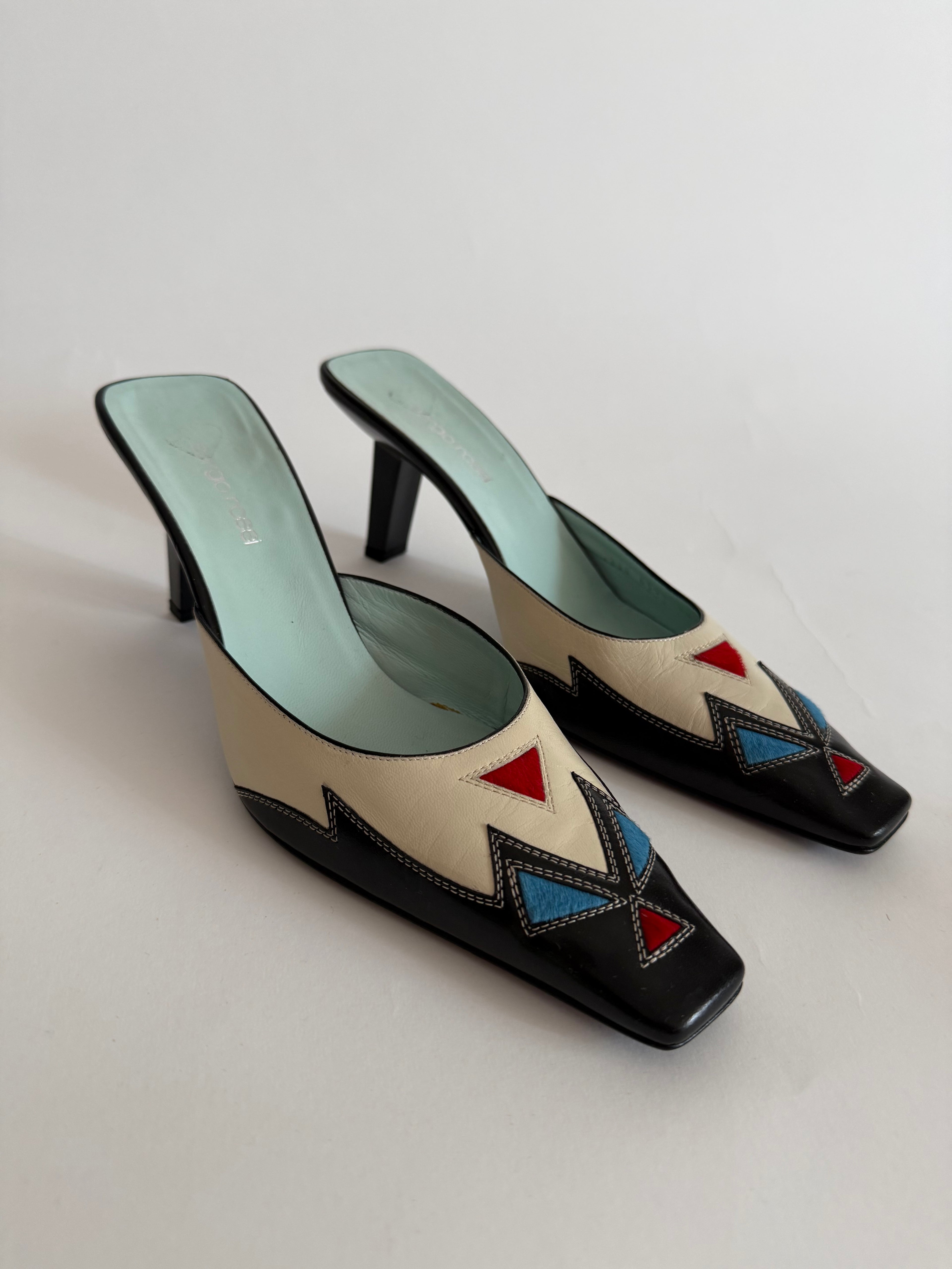 Sergio Rossi "Mexico" mules