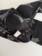 Roberto Cavalli FW 2002 Runway print black jeans