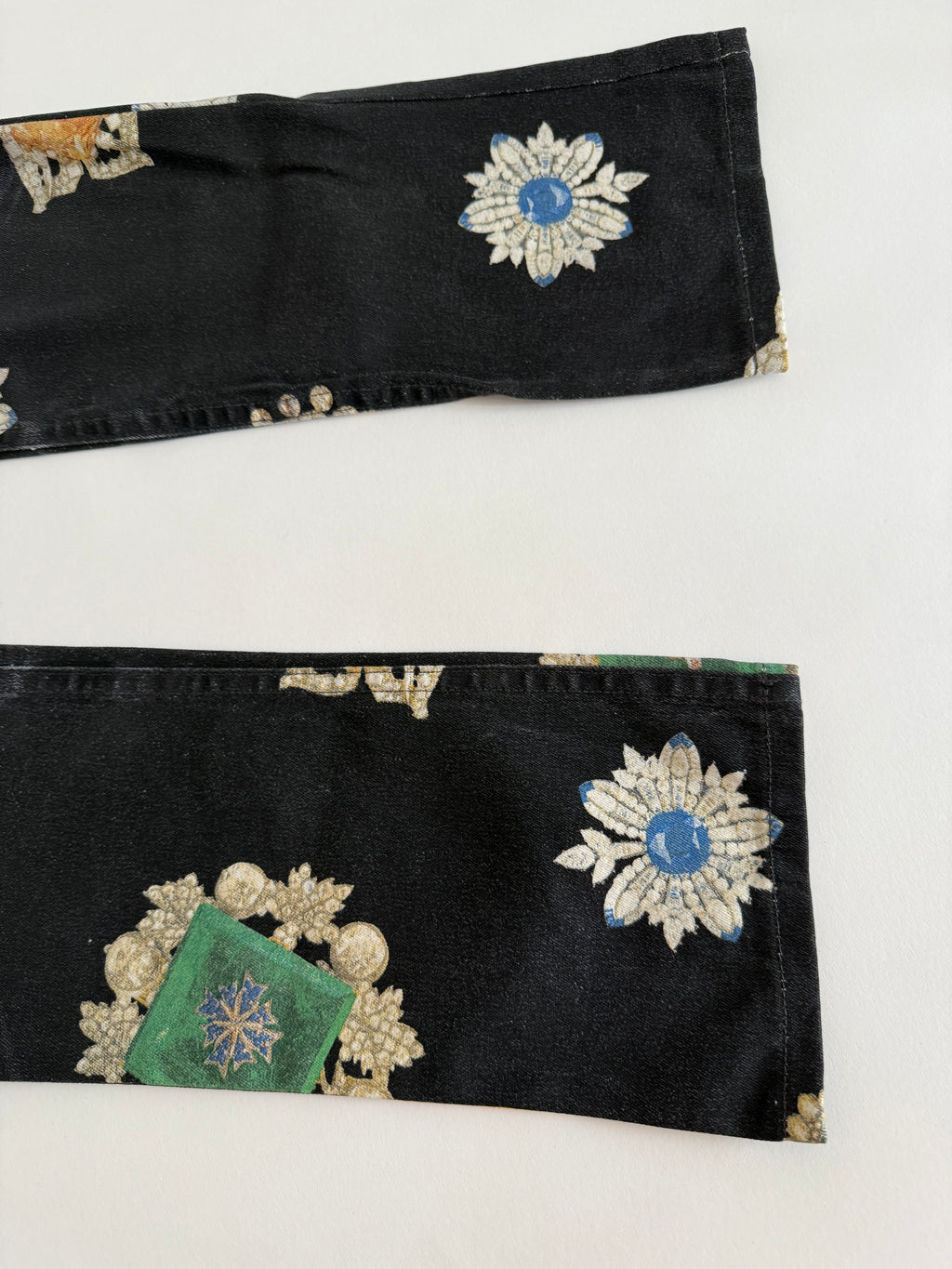 Roberto Cavalli FW 2002 black jewels print jeans