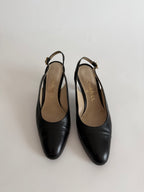 Chanel classic black heels
