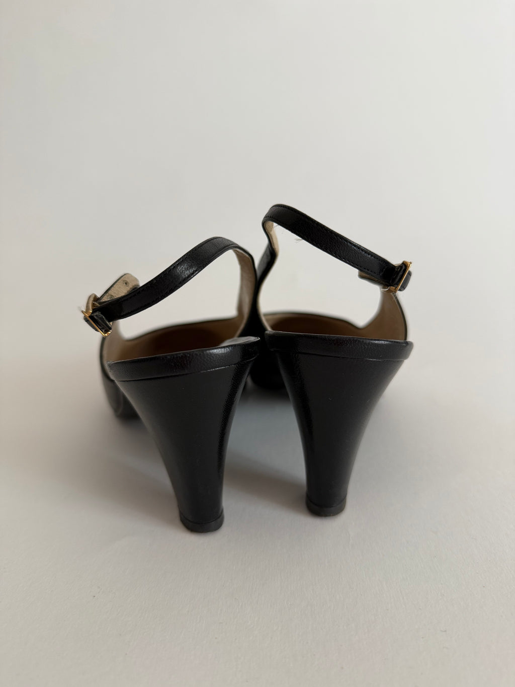 Chanel classic black heels