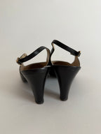 Chanel classic black heels