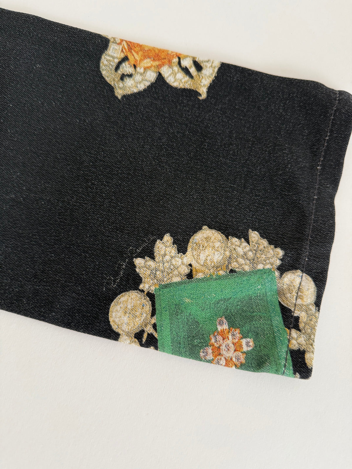 Roberto Cavalli FW 2002 black jewels print jeans