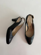 Chanel classic black heels