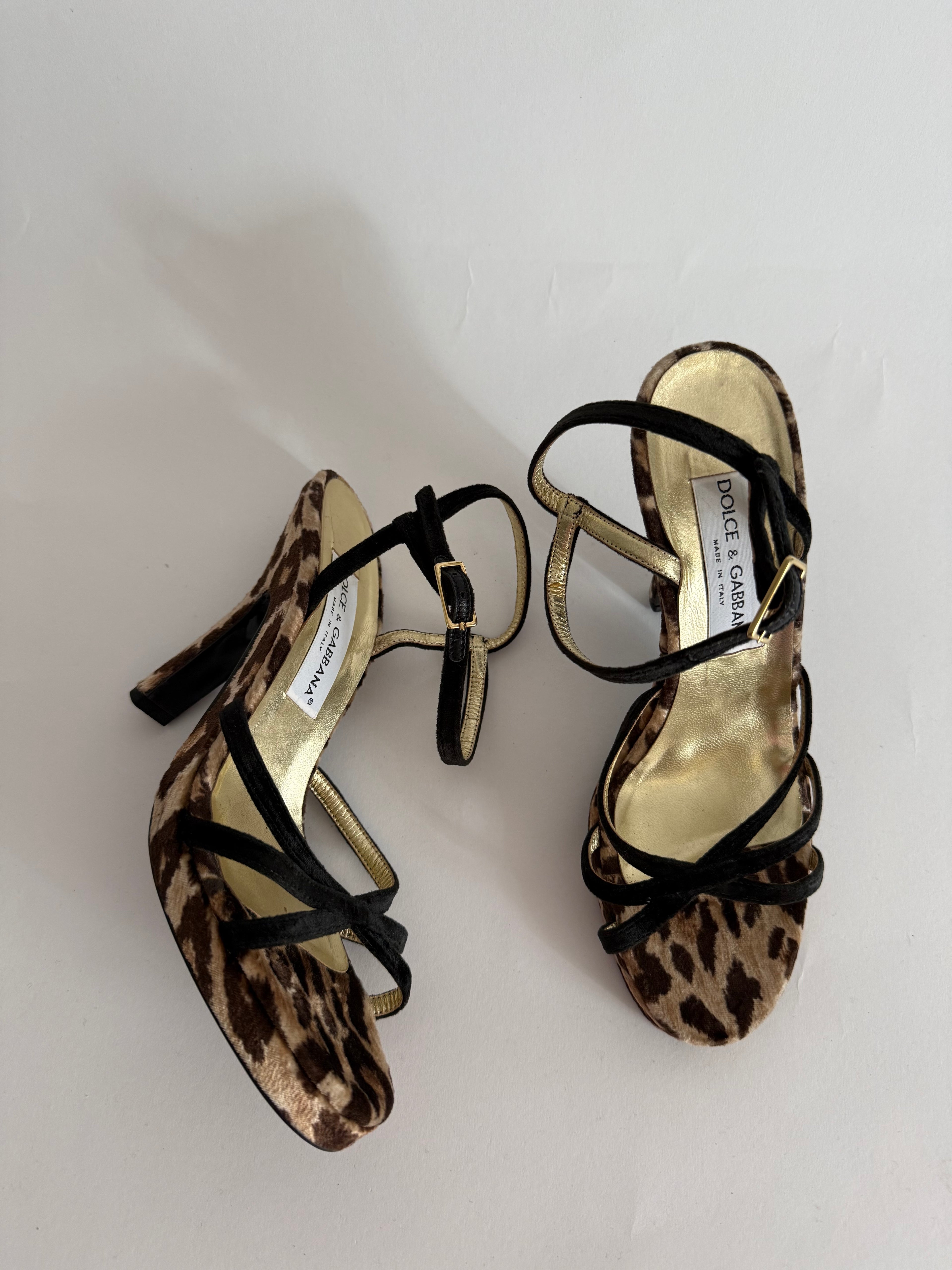 Dolce & Gabbana 90s leo sandals