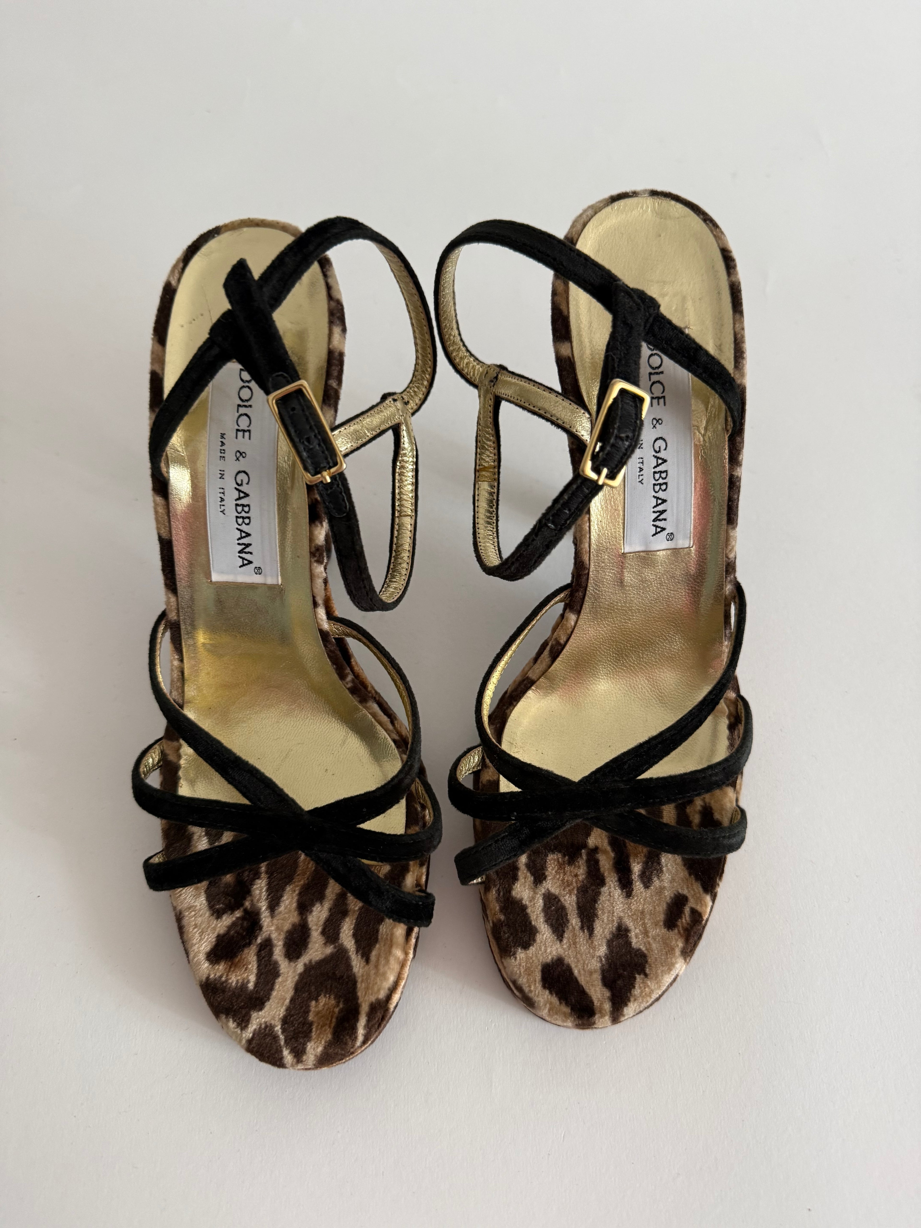 Dolce & Gabbana 90s leo sandals