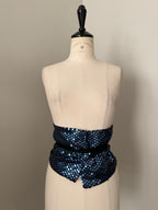 Dolce & Gabbana SS 1999 belt bustier sequin Runway