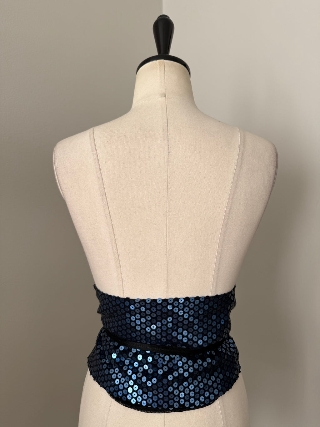 Dolce & Gabbana SS 1999 belt bustier sequin Runway