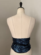 Dolce & Gabbana SS 1999 belt bustier sequin Runway