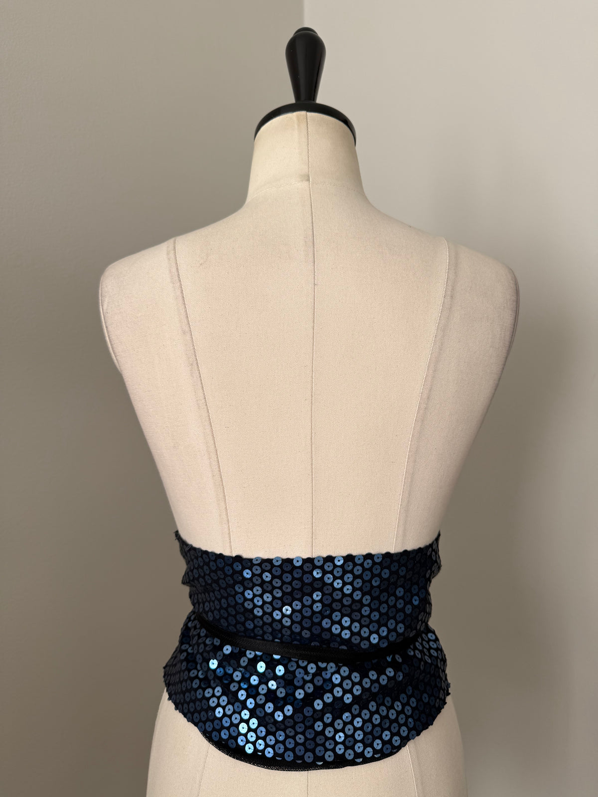 Dolce & Gabbana SS 1999 belt bustier sequin Runway