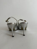 Dolce & Gabbana silver heels