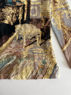 Roberto Cavalli SS 2003 baroque print top