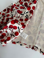 Dolce & Gabbana FW 1996 Runway silk set cherry print