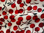 Dolce & Gabbana FW 1996 Runway silk set cherry print