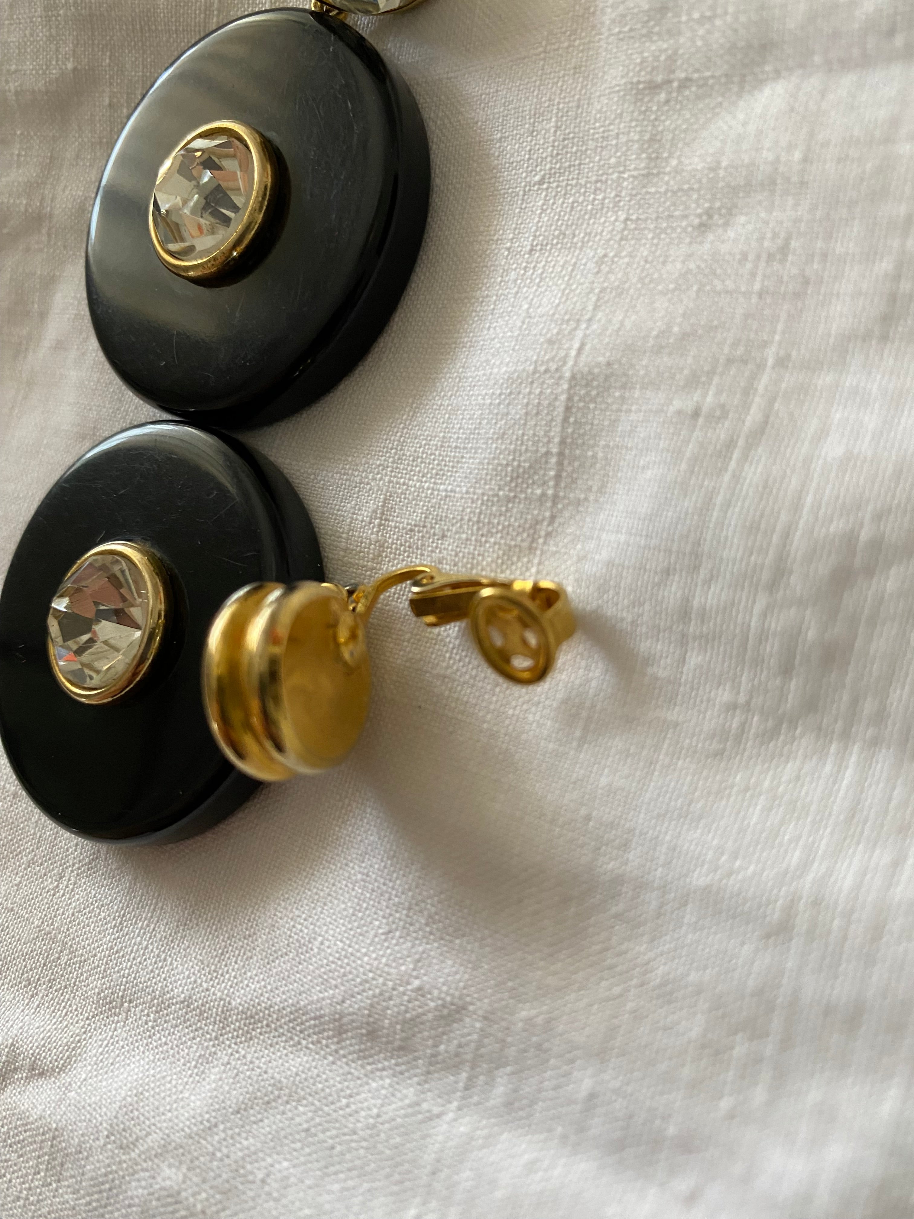 Valentino clip earrings vintage 90s