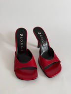 Vintage red heels summer