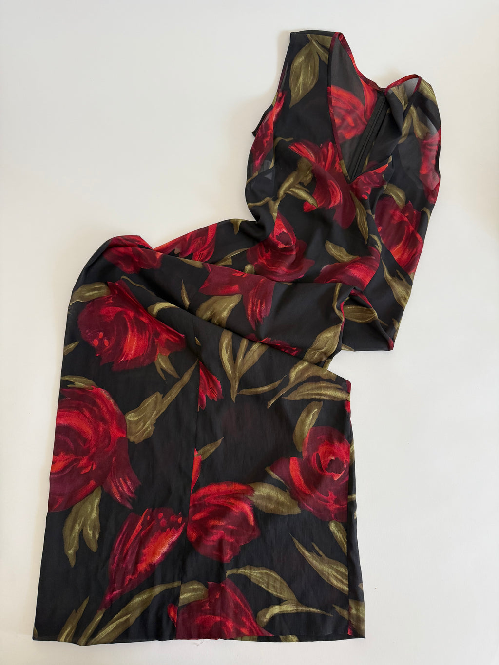 Rare Dolce & Gabbana SS 1997 long dress floral print