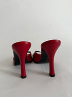 Vintage red heels summer