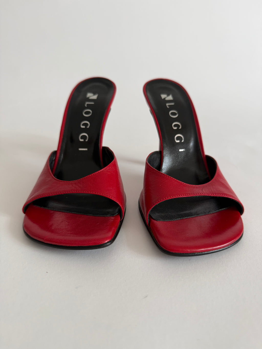 Vintage red heels summer