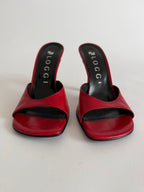 Vintage red heels summer