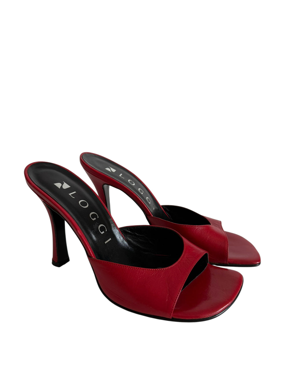 Vintage red heels summer