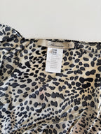 Blumarine early 2000s midi dress animalier print