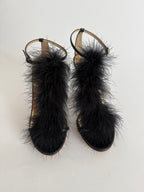 Charlotte Olympia marabù sandals