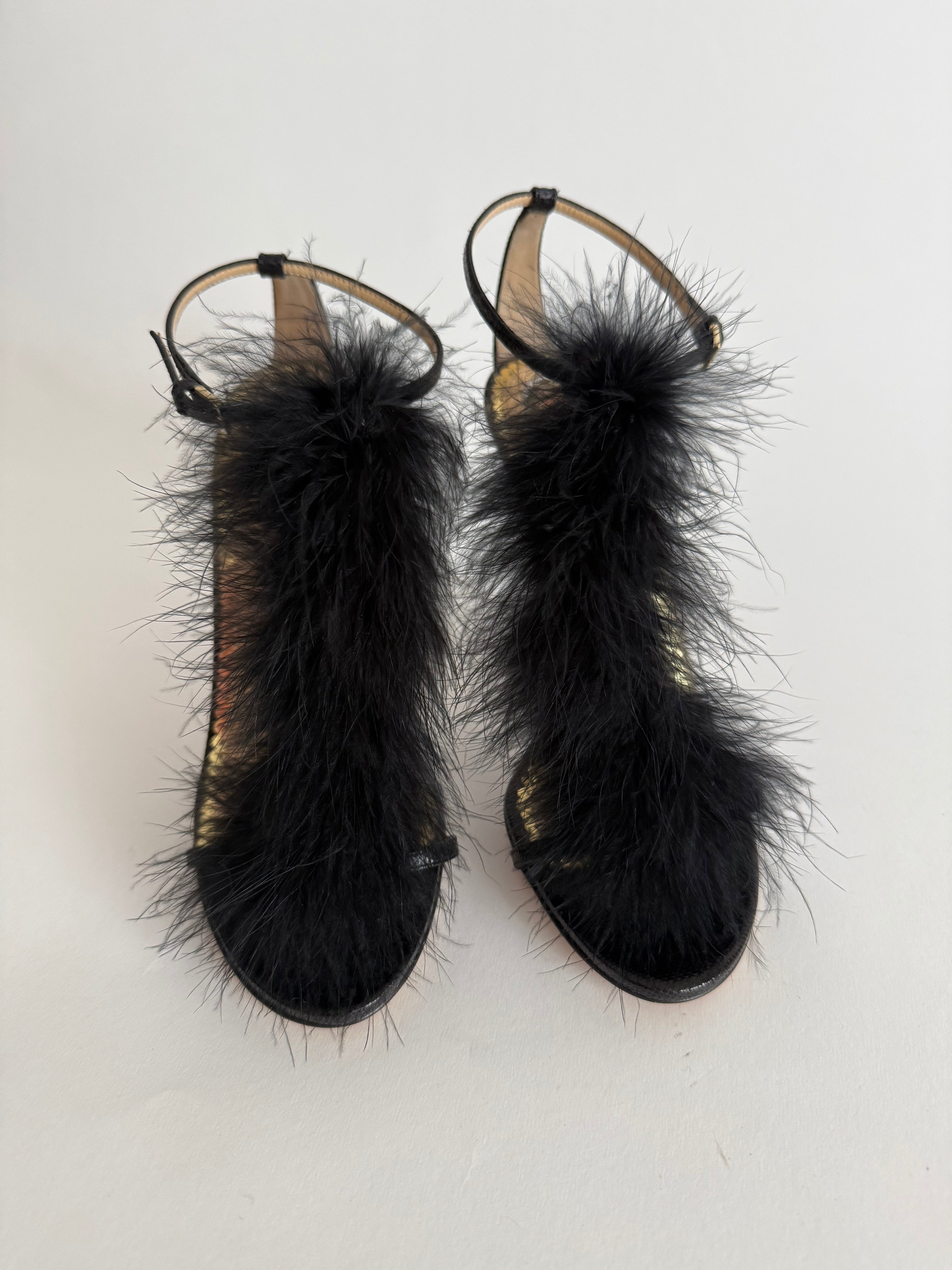 Charlotte Olympia marabù sandals