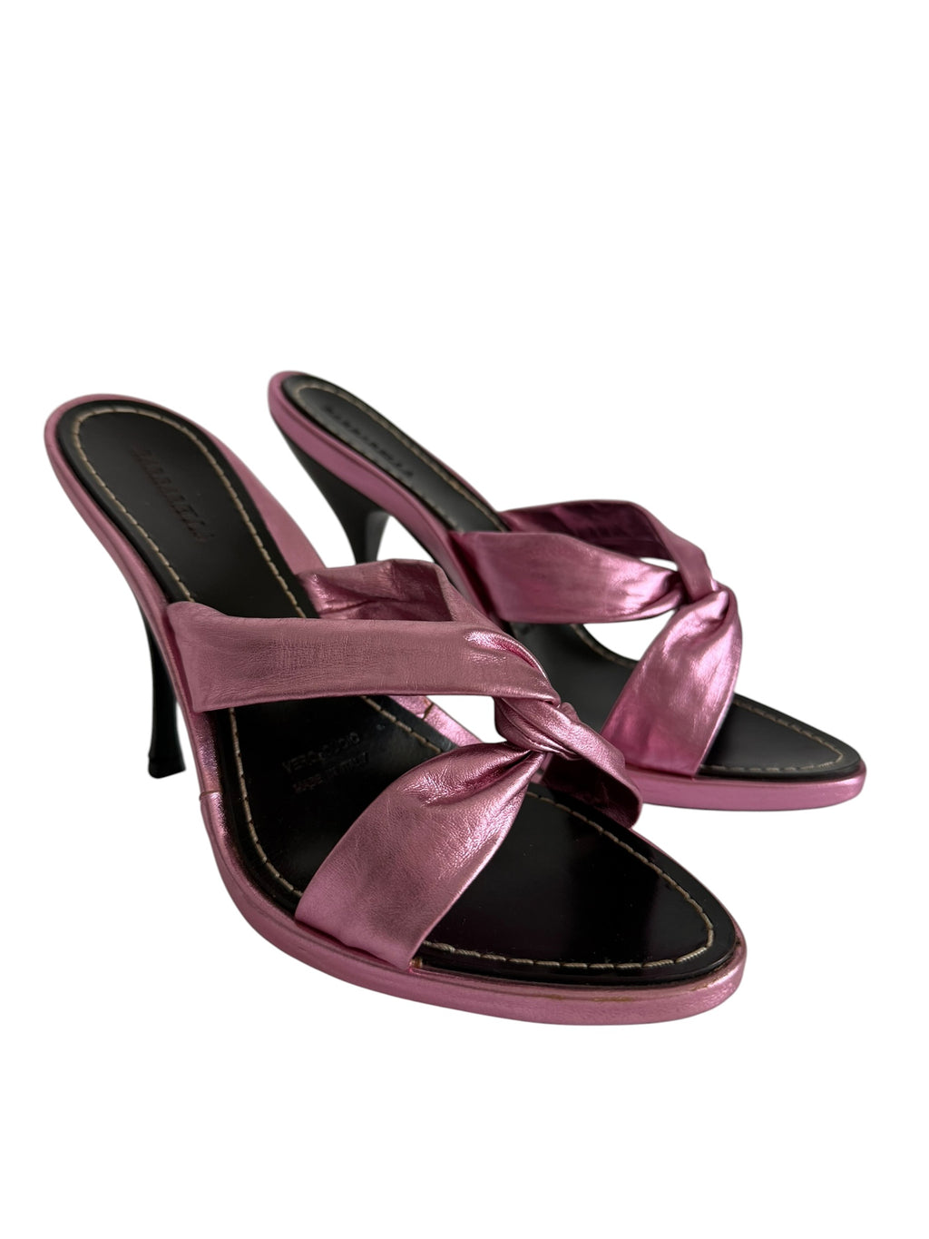 Vintage heels pink leather