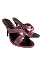 Vintage heels pink leather
