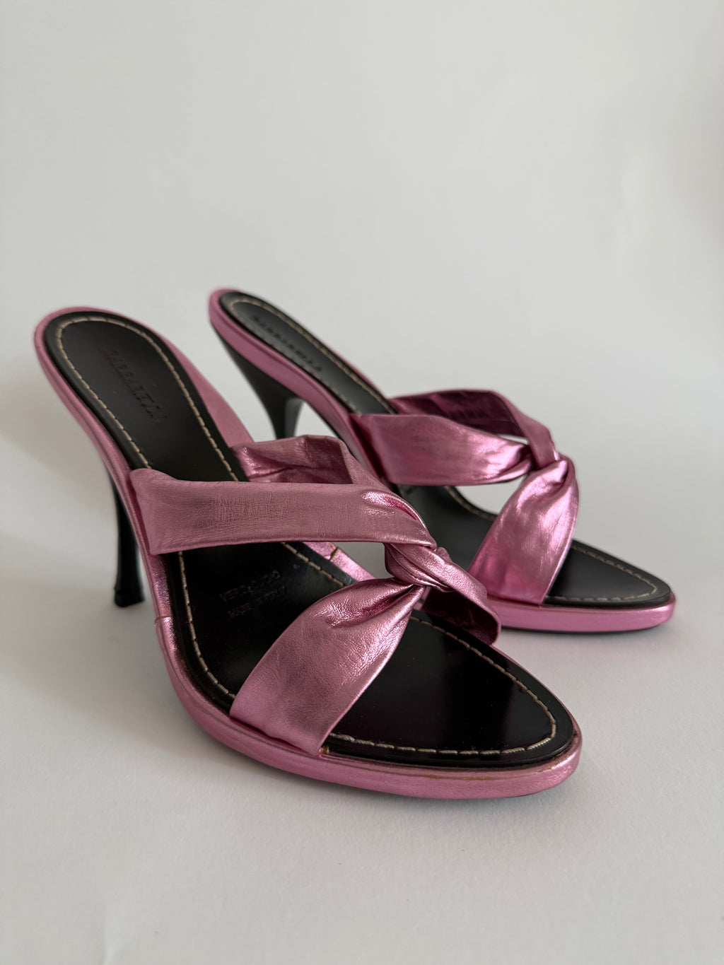 Vintage heels pink leather