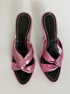 Vintage heels pink leather