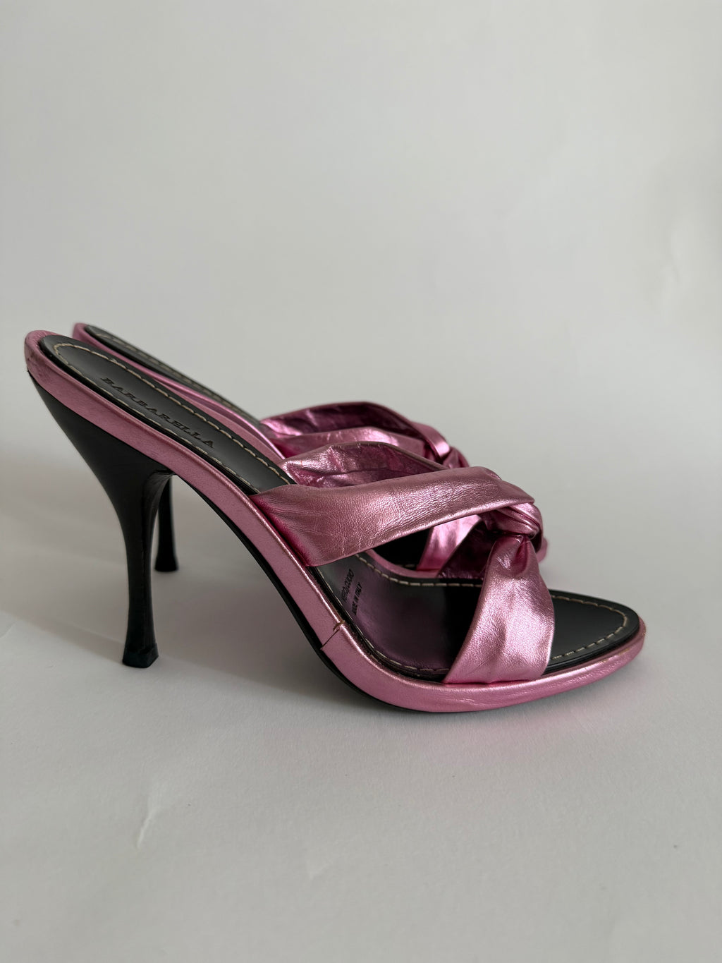 Vintage heels pink leather
