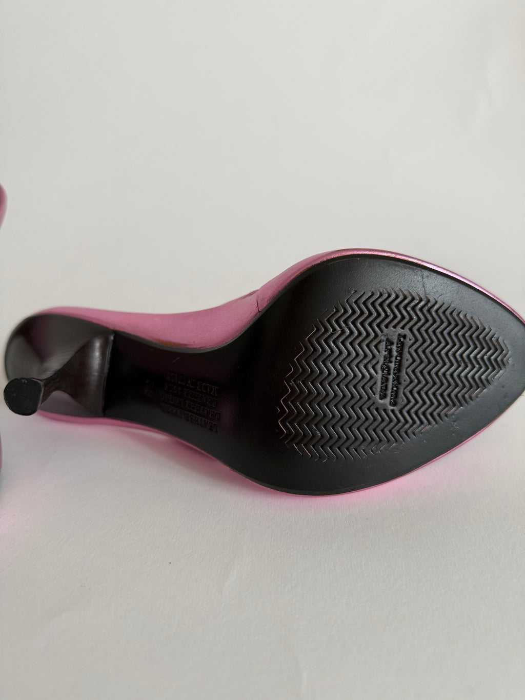 Vintage heels pink leather