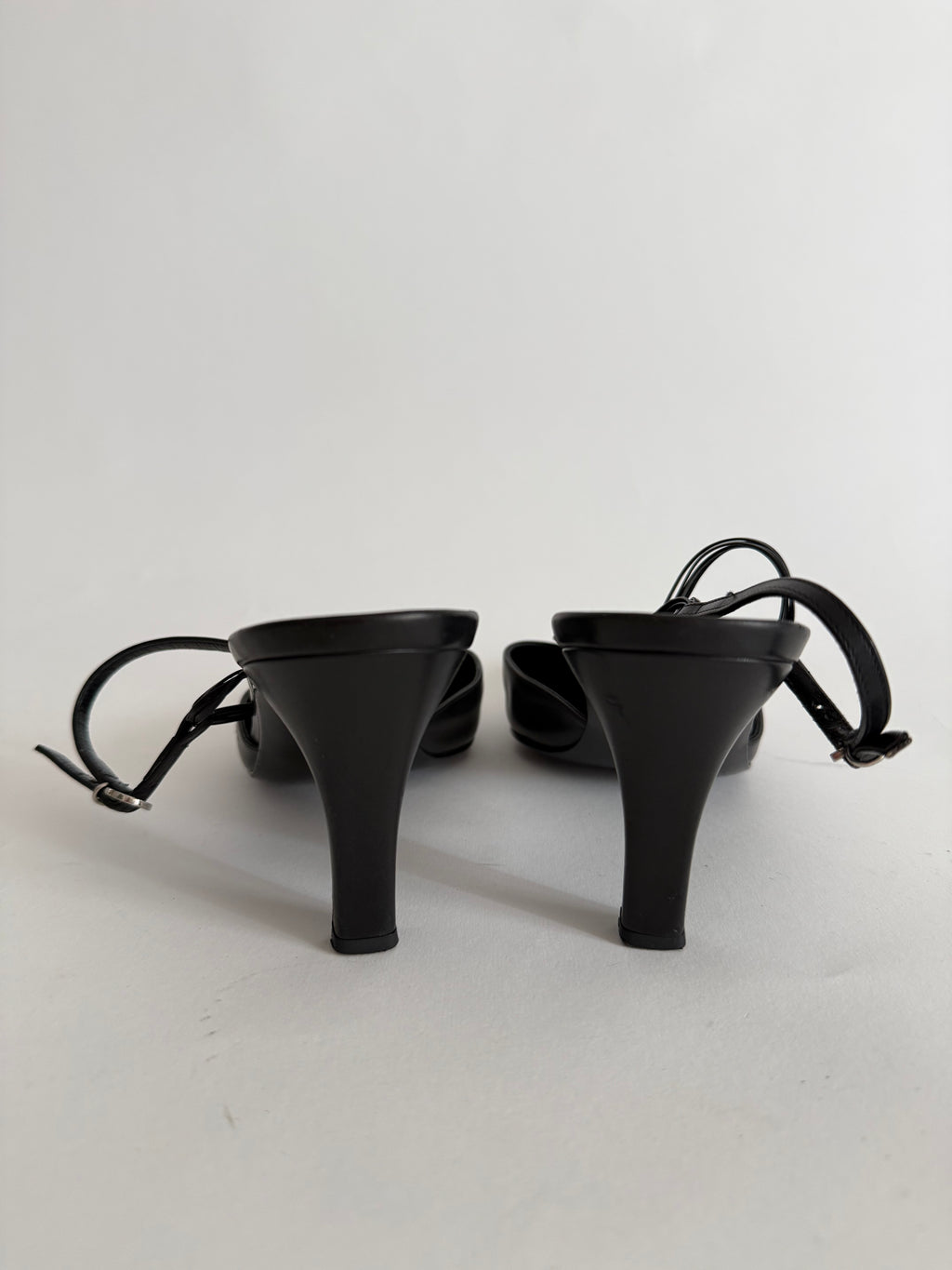Salvatore Ferragamo 90s black mules