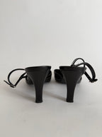 Salvatore Ferragamo 90s black mules