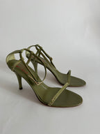 Vintage green sandals