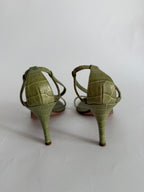 Vintage green sandals