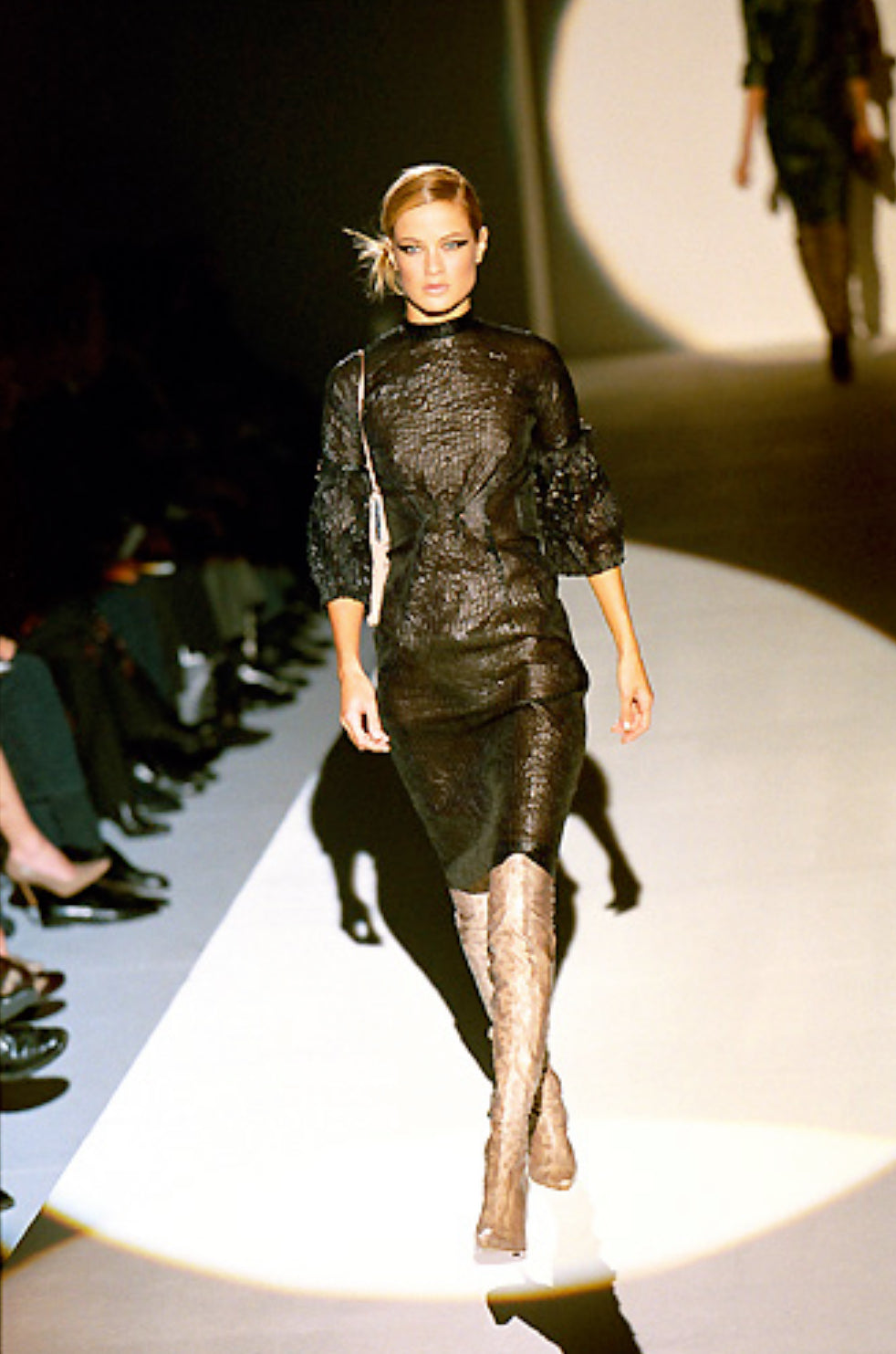 Gucci F/W 1999 Runway Karung snake boots