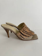 Sabot heels cavallino