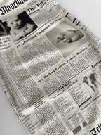 Iconic Moschino newspaper gazzette mini dress