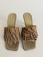 Sabot heels cavallino