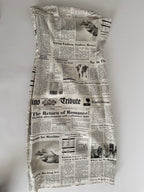 Iconic Moschino newspaper gazzette mini dress
