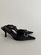 Satin slingback vintage