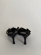 Satin slingback vintage
