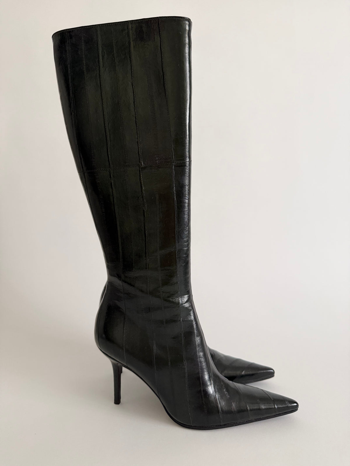 Dolce & Gabbana eel leather dark green color 2000s