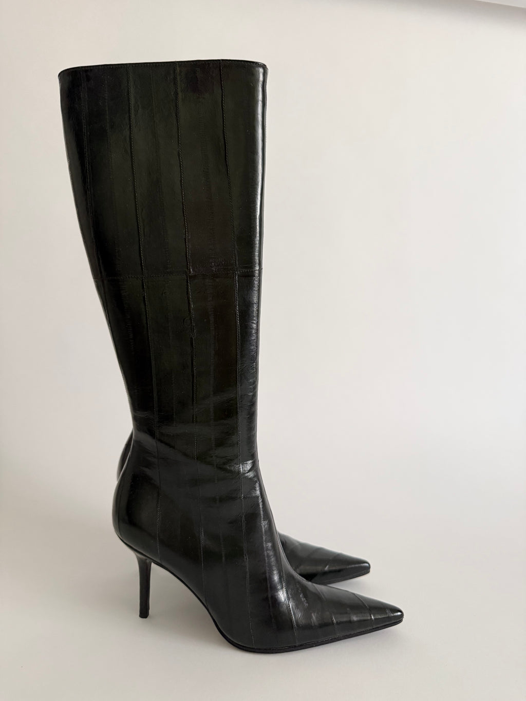 Dolce & Gabbana eel leather dark green color 2000s
