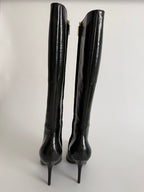 Dolce & Gabbana eel leather dark green color 2000s