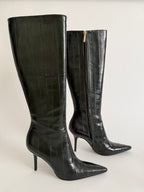 Dolce & Gabbana eel leather dark green color 2000s